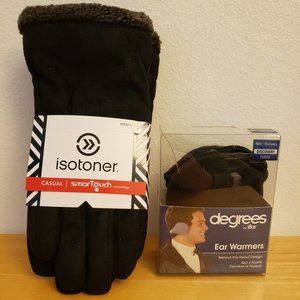 Isotoner Casual SmarTouch Gloves + Degrees by 180s Ear Warmers